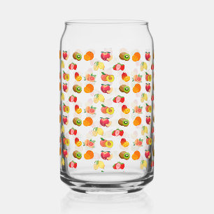 Vaso Con Forma De Lata Frutos diseñan tumblores de vidrio