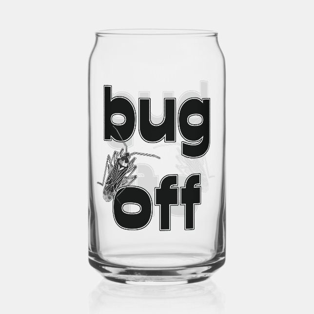 Vaso Con Forma De Lata Fuera bicho (Anverso)