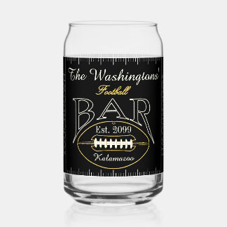 Vaso Con Forma De Lata Fun American Football Bar Drinkware Beer