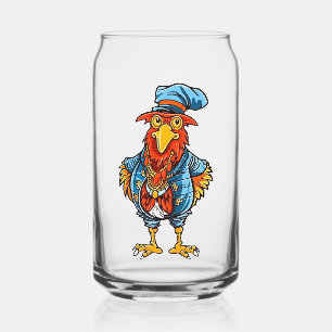 Vaso Con Forma De Lata Funny Bossy Personalizado Rooster