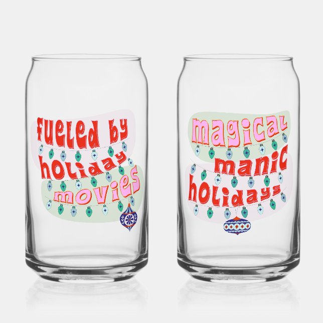 Vaso Con Forma De Lata Funny Christmas Movies Channel Holiday Gift (Anverso)