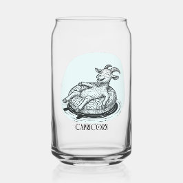 Vaso Con Forma De Lata Funny Goat Capricorn Zodiac Birthday Christmas