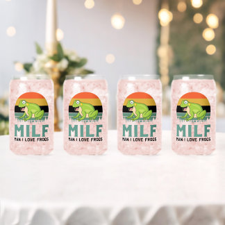 Vaso Con Forma De Lata Gafas de ranas de amor
