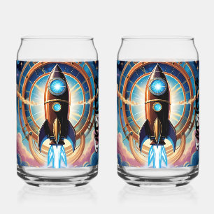Vaso Con Forma De Lata Gafas de secado de buques de cohetes