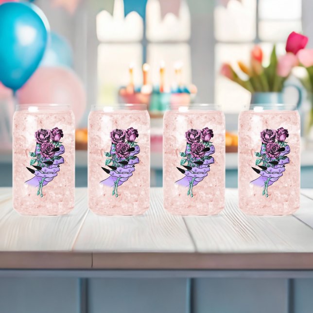 Vaso Con Forma De Lata Gafas góticas para Bouquet (Insitu (Baby Shower))