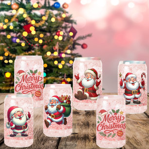 Vaso Con Forma De Lata Gafas Santa Cheer Can