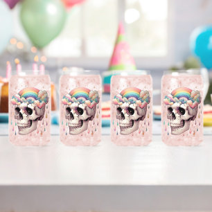 Vaso Con Forma De Lata Gafas Sueños Arcoíris