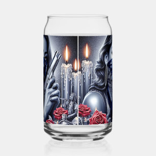 Vaso Con Forma De Lata Gangster Chica Hip Hop arte chicano Diseño