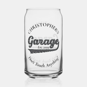 Vaso Con Forma De Lata Garage No Toques Nada De Drinkware