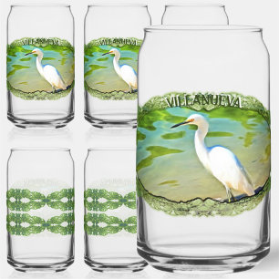 Vaso Con Forma De Lata Garza En El Río Mismaloya 0335