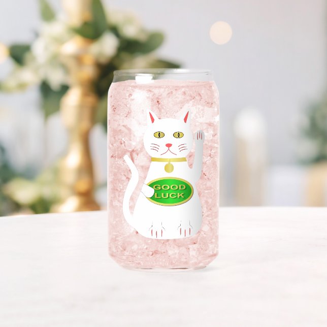 Vaso Con Forma De Lata Gato Lucky Oriental (Insitu (Boda))