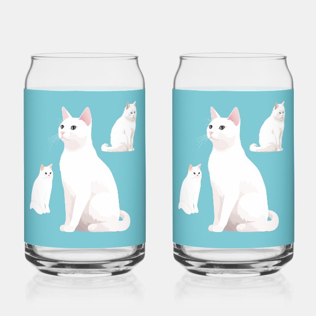 Vaso Con Forma De Lata Gatos discretos (Anverso)