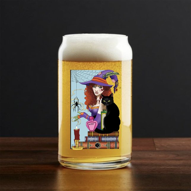 Vaso Con Forma De Lata Gatos Libros Pociones De Brujas (Subido por el creador)