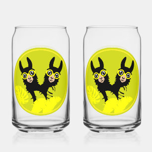 Vaso Con Forma De Lata Gemelos de llama de la Alpaca