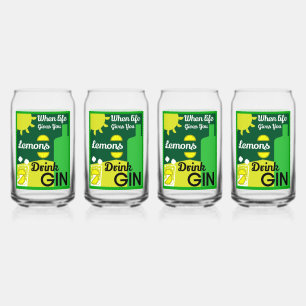 Vaso Con Forma De Lata Gin Y Tonic