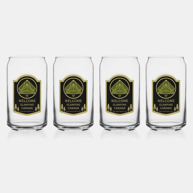 Vaso Con Forma De Lata Glamour Canada Business (Anverso)