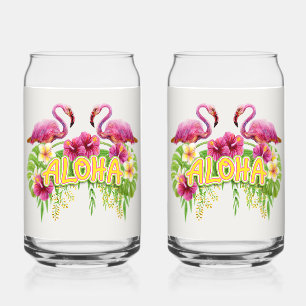 Vaso Con Forma De Lata Glass