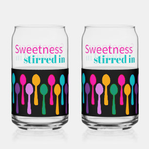 Vaso Con Forma De Lata Glass de refresco dulce