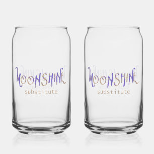 Vaso Con Forma De Lata Glass Moonshine