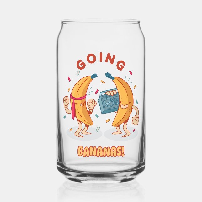 Vaso Con Forma De Lata Going Bananas Party Can Glass (Anverso)