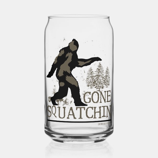 Vaso Con Forma De Lata Gone Squatchin (Anverso)