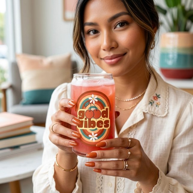 Vaso Con Forma De Lata Good Vibes (Subido por el creador)