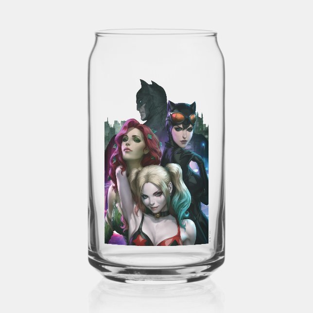 Vaso Con Forma De Lata Gotham City Sirens #1000 Comic Cover Variant (Anverso)