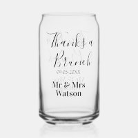 Gracias a un brunch post boda nombre fecha simple