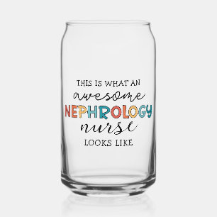 Vaso Con Forma De Lata Graciosa Nefrología Enfermera Apreciación Increíbl
