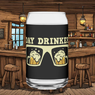Vaso Con Forma De Lata Gracioso bebedor de cerveza día arte de palabra