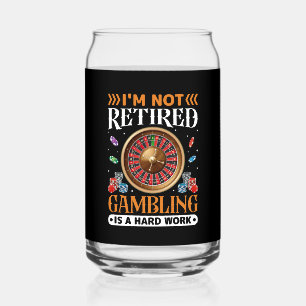 Vaso Con Forma De Lata Gracioso juego retirado arte de palabras de Casino
