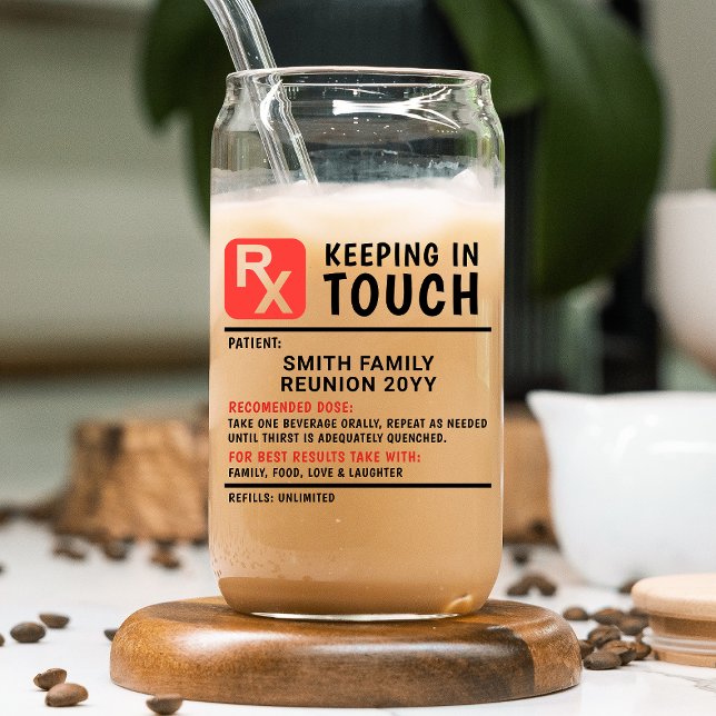 Vaso Con Forma De Lata Gracioso Personalizado de Reunión de la Familia de (Subido por el creador)