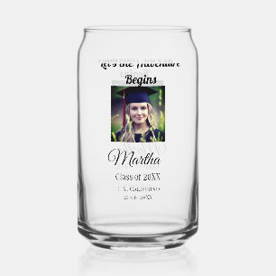 Vaso Con Forma De Lata Graduación felicitaciones añadir nombre foto ciuda