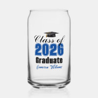 Graduación Personalizada Azul Clase de 2026