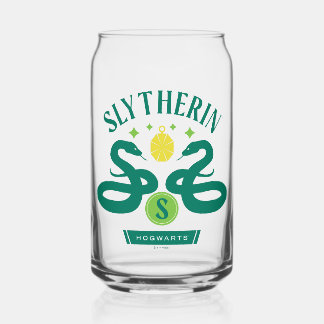 Vaso Con Forma De Lata Gráfica de bloqueo de serpiente doble SLYTHERIN™ H