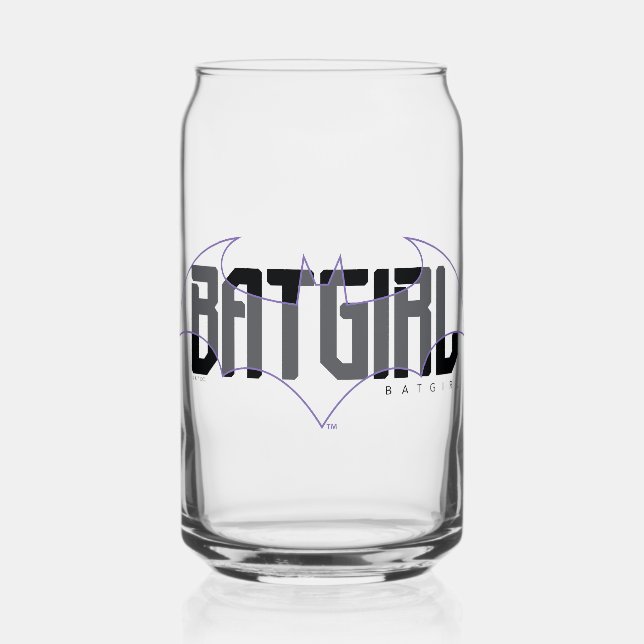 Vaso Con Forma De Lata Gráfica de nombre de alta tecnología de Batgirl (Anverso)