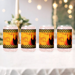 Vaso Con Forma De Lata gráfico descuidado de SlipperyJoe Feliz Halloween