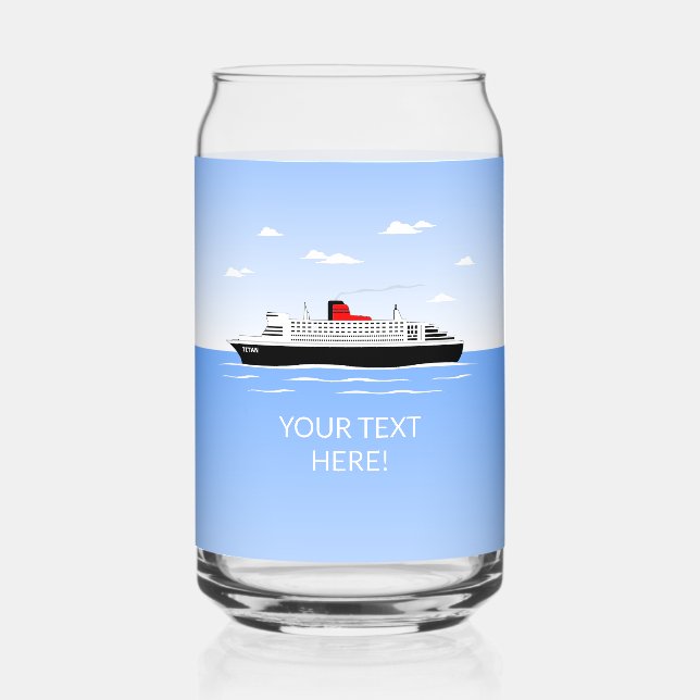 Vaso Con Forma De Lata Gran Fiesta en la Piscina (Anverso)
