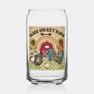 Vaso Con Forma De Lata Granja de cultivo de maíz dulce