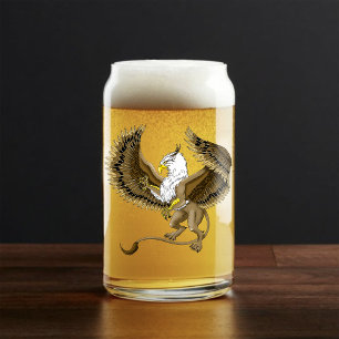 Vaso Con Forma De Lata Gryphon Fantasía Griffin Mitiología 