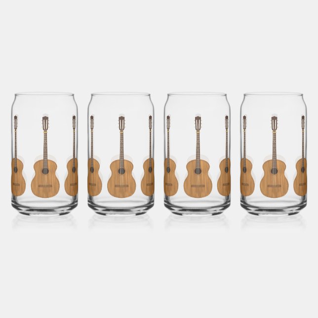 Vaso Con Forma De Lata Guitarra Acústica de la Música Country de Nashvill (Anverso)