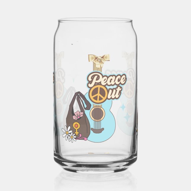 VASO CON FORMA DE LATA GUITARRA ESTILO 70S (Izquierda)