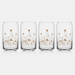 Vaso Con Forma De Lata Guitarras de madera rizada