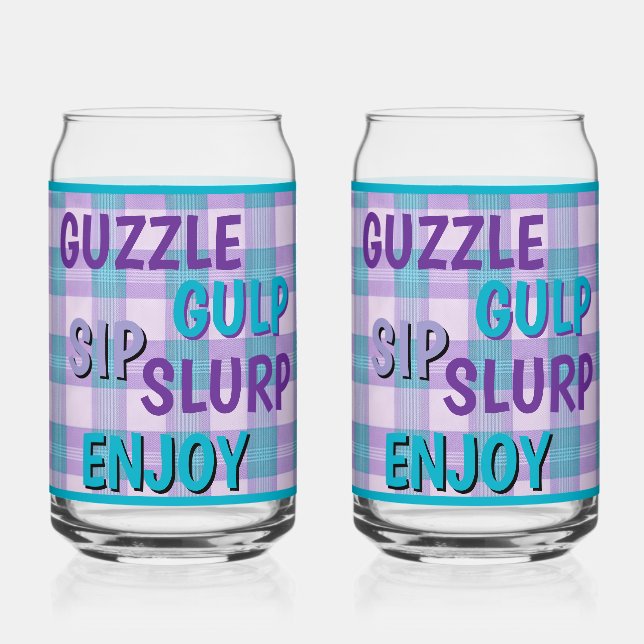 Vaso Con Forma De Lata Guzzle Soda Glass (Anverso)