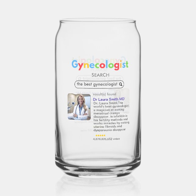 Vaso Con Forma De Lata Gynecologist Google TEXT INTERNET (Anverso)