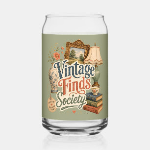 Vaso Con Forma De Lata Hallazgos Vintage Tesoros Cottagecore