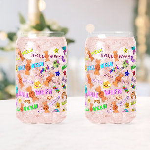 Vaso Con Forma De Lata Halloween