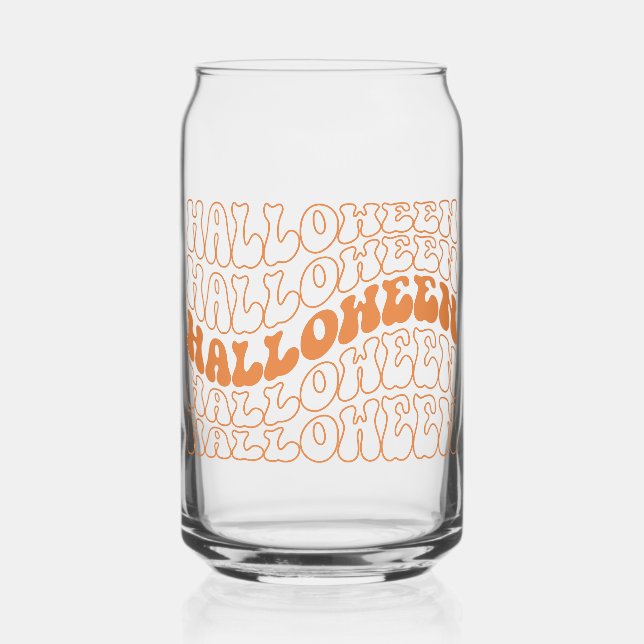 Vaso Con Forma De Lata Halloween (Anverso)