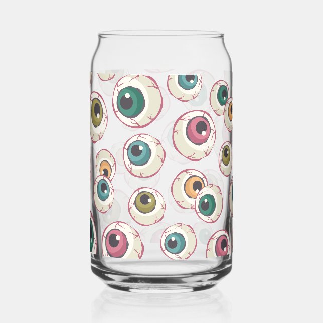 Vaso Con Forma De Lata Halloween Eyeballs (Anverso)