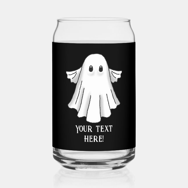 Vaso Con Forma De Lata Halloween fantasmal (Anverso)